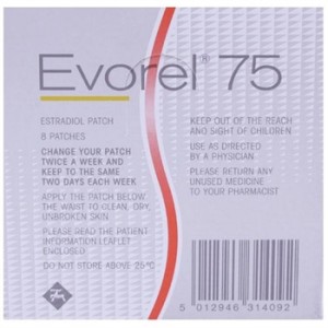 Evorel 75 HRT patches